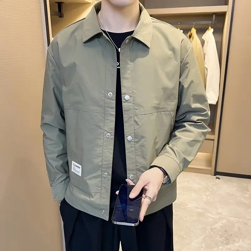 2024 New Premium Men's Jacket - Trendy Stand Collar Zipper Coat, Stylish Casual Outerwear for Men| Fashionable & Versatile Streetwear