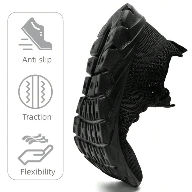 Shoes For Men Gym Tennis Athletic Mesh Fashion Sneakers Lightweight Sports Workout Running Casual Shoes Comfortable Footwear Trainers Black, Shoes For Men Valentines Closed Training Boy Runner 6