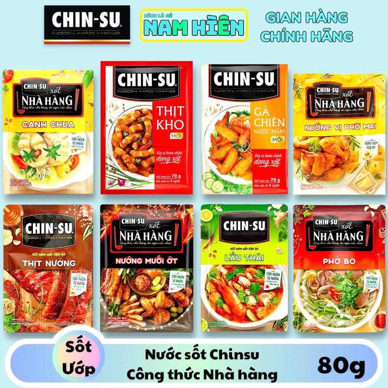 [NH] Xốt Ướp Thịt Nướng , Xốt Gia Vị Chinsu Hoàn Chỉnh Đủ Hương Vị - Gà Chiên Nước Mắm - Thịt Nướng - Nướng Phô Mai -Nướng Muối Ớt - Thịt Kho 1