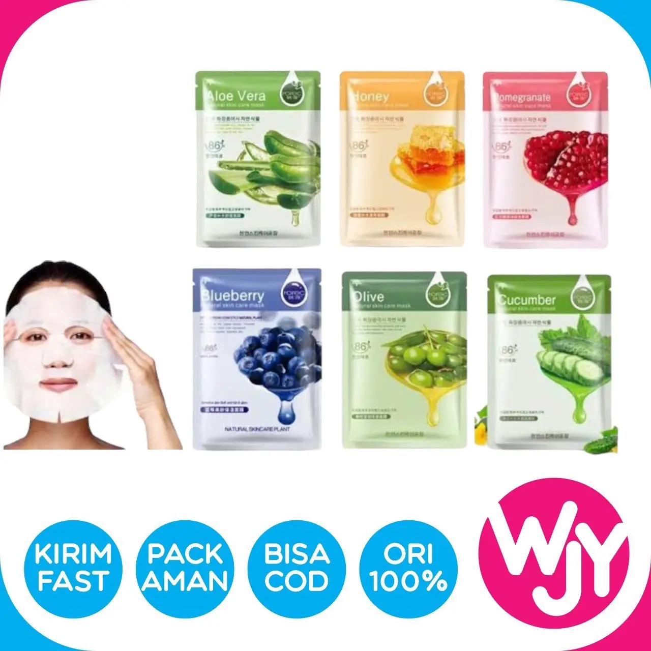 MASKER TISSUE KERTAS ORIGINAL AFTER BB GLOW