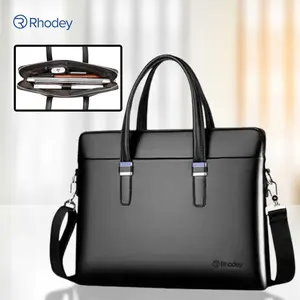 Rhodey Tas Selempang Pria Premium Kulit Leather Bag Briefcase - HA-062