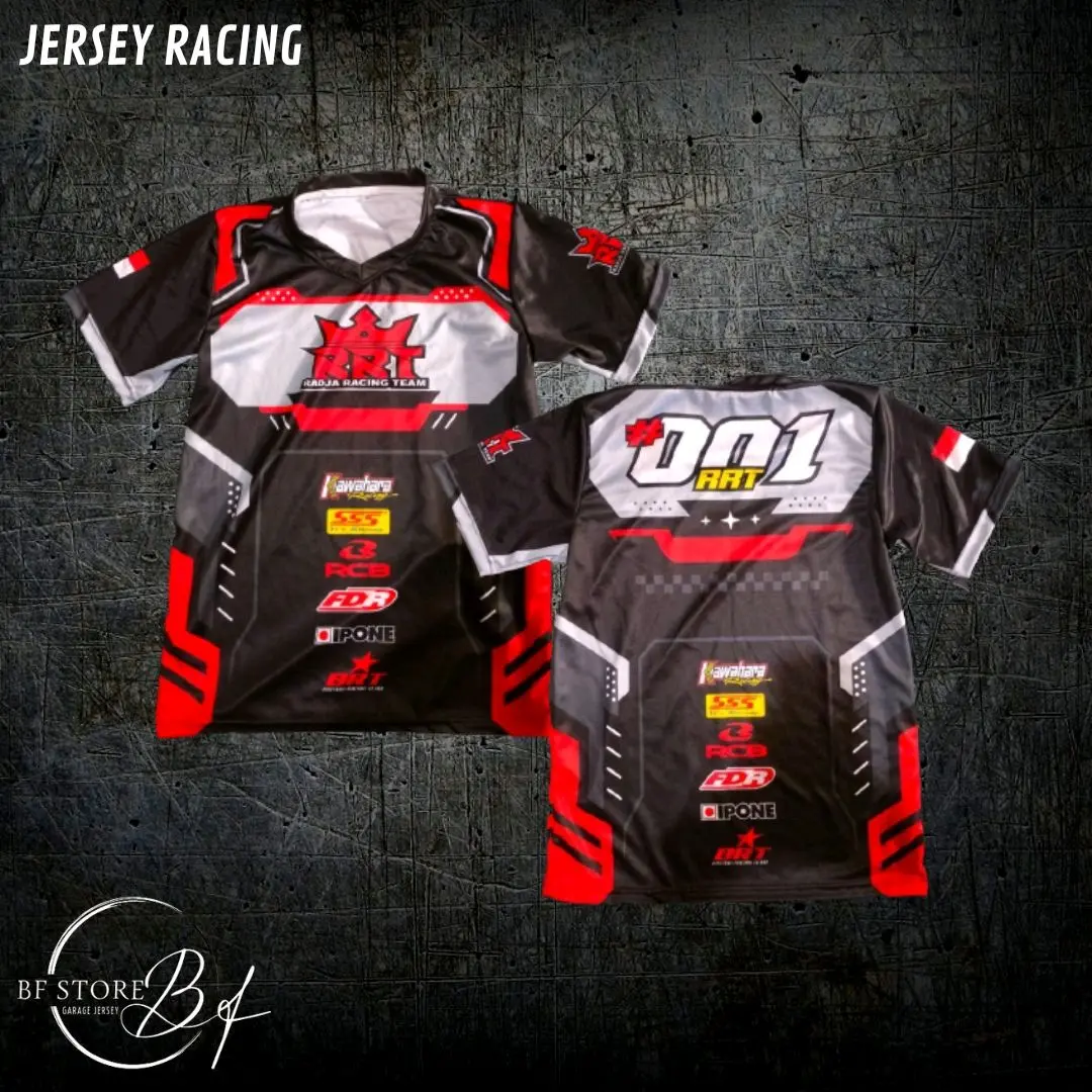 Jersey racing desain bisa custom model terbaru bisa order satuan proses produksi cepat Sport