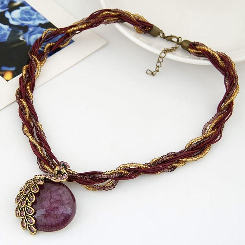 Hot New Design Creative Bohemian Style Accessories Fashion Pendants Retro Necklace Tassel Pendant 8