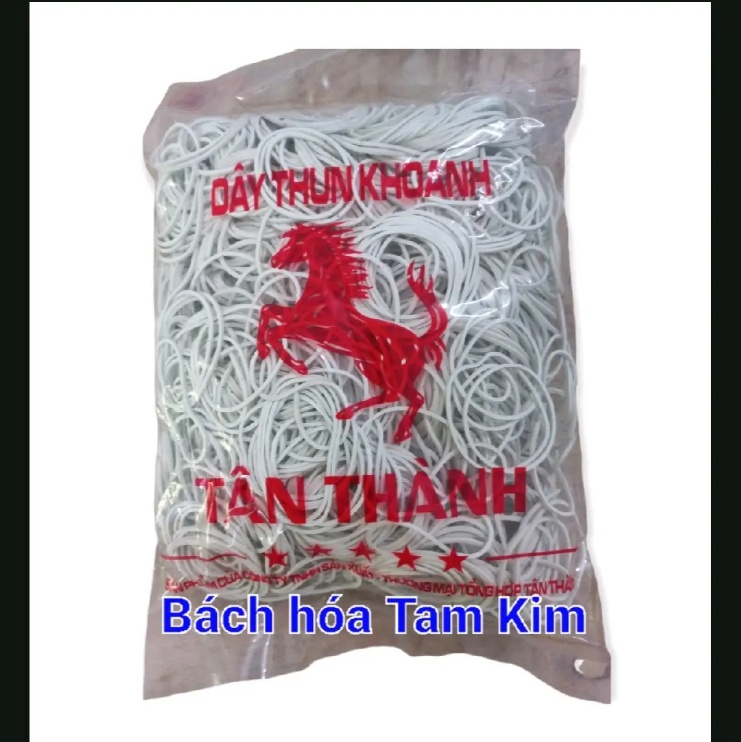 (500g)Dây thun màu trắng sữa siêu dẻo,dây thun cao su,dây thun trắng,thun cột tiền