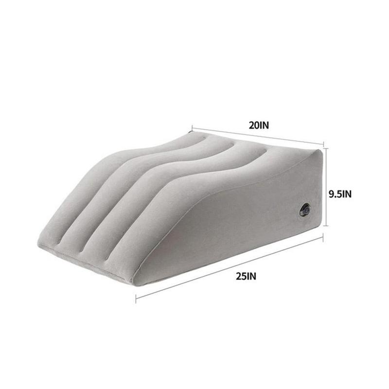 Product Introduction of Gối kê chân, Thẳng đứng, Dễ thổi, Giường bơm hơi, Thiết kế nêm, Thích hợp để thư giãn và ngủ, cho ô tô 0