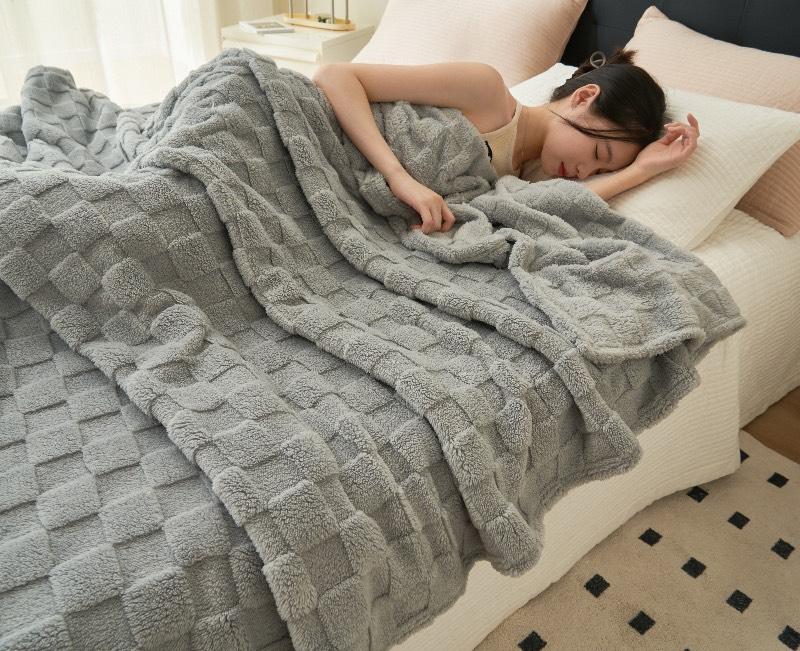 [Siêu Phẩm] Chăn (Mền) Lông Cừu Mền Lông Cừu Cao Cấp Nhập Khẩu Loại 1 Size Lớn 2m3x2m Dày Dặn, Mềm Mịn, Chăn Đắp 2 Mùa _ Nemtot Bedding