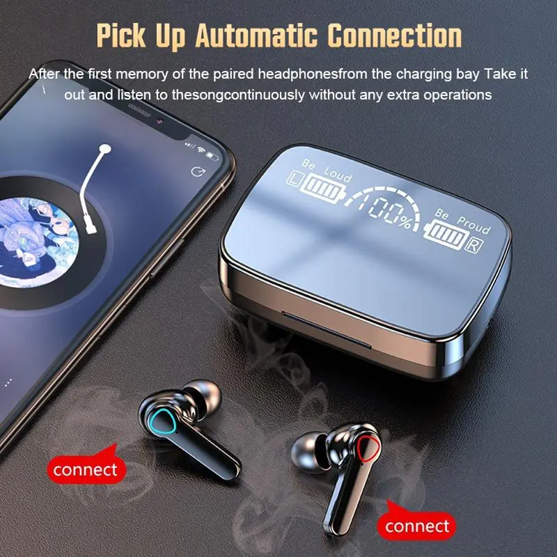 【COD】Jovitech TWS EP20 Earphone Headset Bluetooth Wireless Powerbank Flashlight LED Battery 5