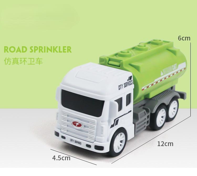 Product Introduction of Model Kejuruteraan Kereta, Jengkaut, Kren, Lori Sampah, Kenderaan Sampah, Pembinaan Bandar Klasik, Mainan Kanak-kanak, untuk Lelaki, 1 Keping 11