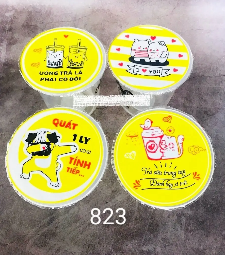 cuộn màng ép ly nhựa mẫu xinh