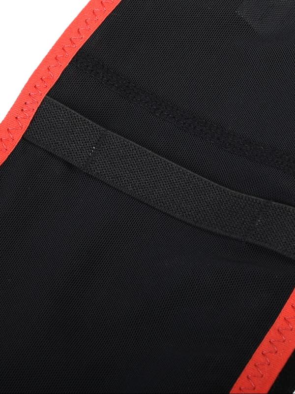 Unisex Running Belt Bag with Soft Water Bottle, Contrast Binding Waist Belt Bag, Sports Belt Bag for Running Jogging Traveling Exercising 8