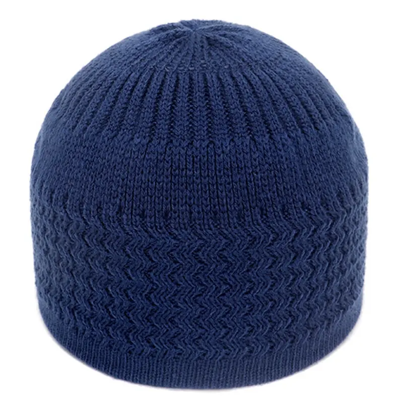 RUNZE Stretch-knit Hat Skull Cap Beanie Cap Muslim Islamic Skull Acrylic Fiber