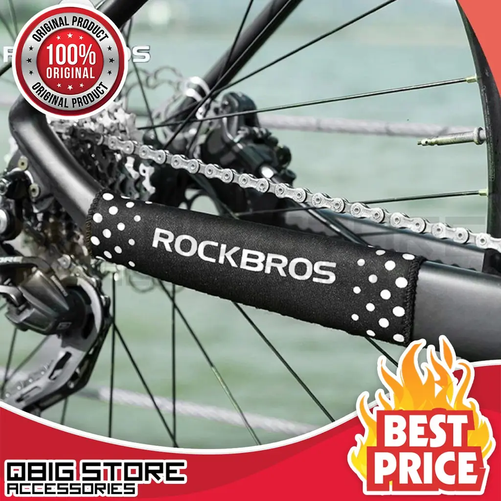 Rockbros 01112 Cover Pelindung Frame Rantai Sepeda Bicycle Chain Guard ...