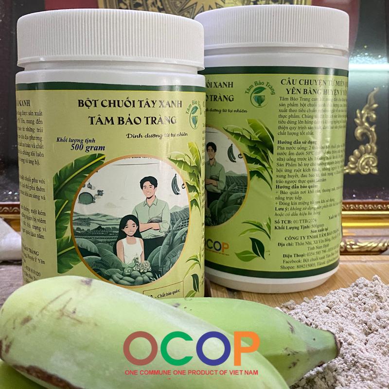 1 KG BỘT CHUỐI TÂY XANH - 29.9% Tinh Bột Kháng