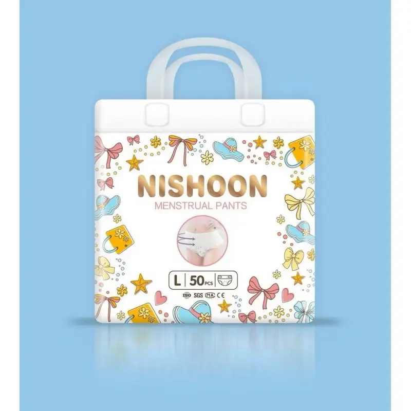 ￼[ CÓ CHE TÊN ] 100 BVS VỆ SINH QUẦN NISHOON FREESIZE TỪ 30kg-90kg  MẶC THOẢI MÁI 0