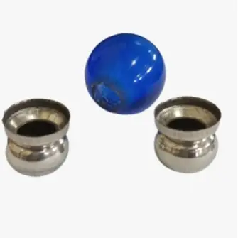 Bandul Akrilik Biru 3/4" ornamaen pagar pintu balkon kanopi 1