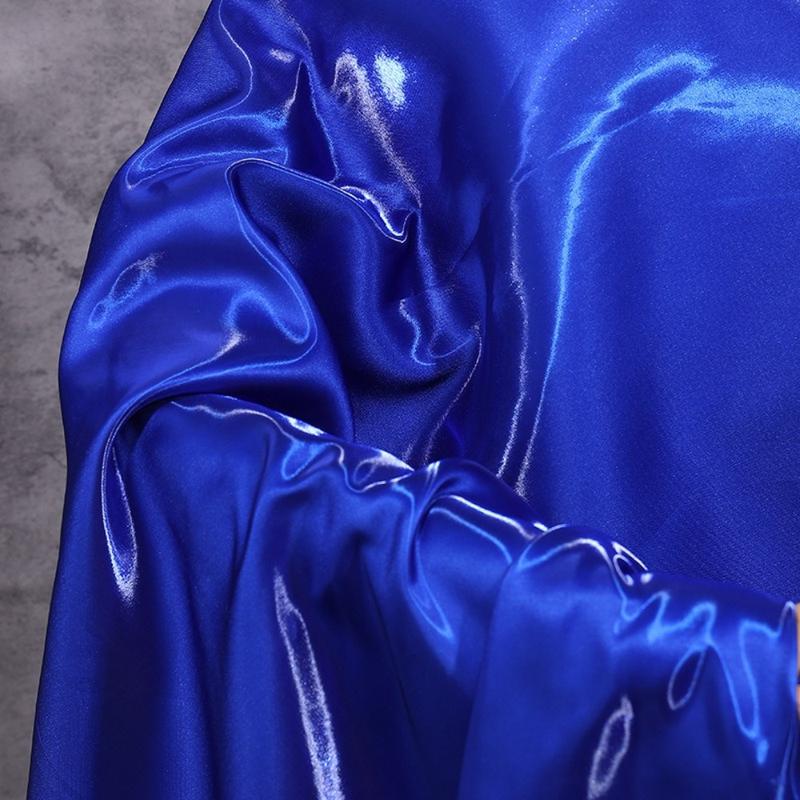 Product Introduction of Luxury Polyester Liquid Water Satin Fabric Thickened Natural Reflective Silk Satin Clothing Fabric Wedding Dress Decorative 24