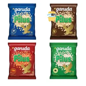 Kacang Pilus Garuda Renceng 10 bks x 7gr original pedas abon rumput laut sapi panggang all varian rasa snack cemilan anak