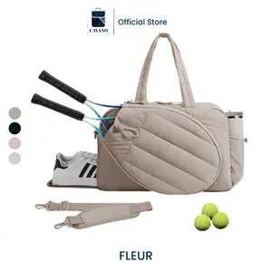 CAVANO FLEUR Tas Padel Thermal Stylish Sports for Women Tennis Tote Bag Perempuan Puffy Raket Cover Korean Style Tas Olahraga Multifungsi