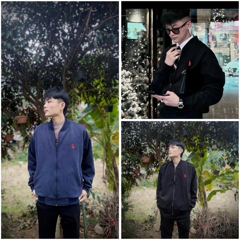 Áo khoác Bomber Nam Nữ Họa Tiết Thêu Ngựa Chất liệu Nỉ Cao Cấp dày dặn - Jacket, Menswear(xả kho)