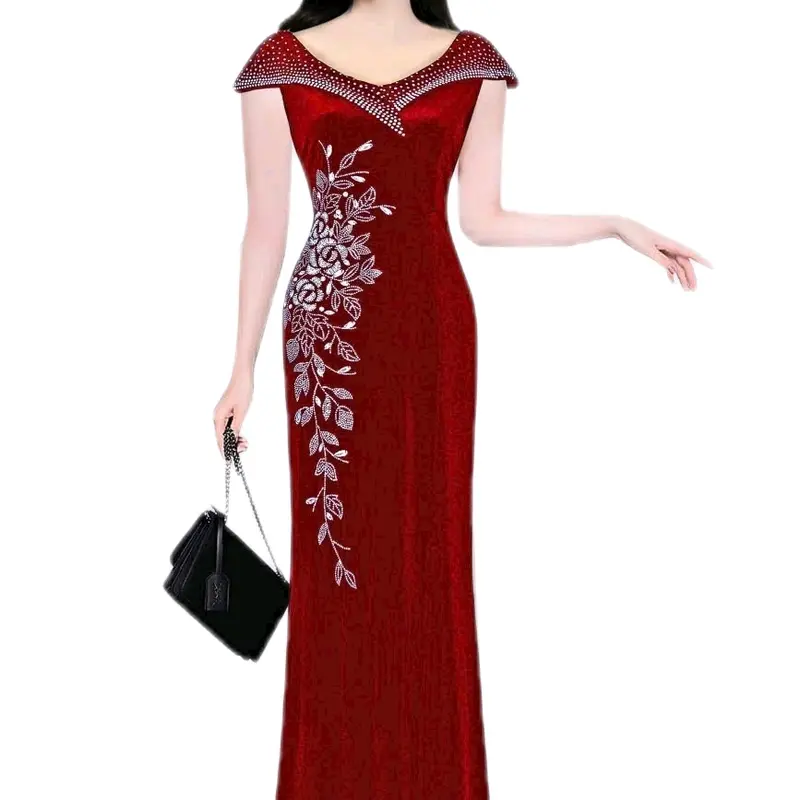 DẠ HỘI NHUNG DỰ TIỆC Trẻ trung Nữ Women Dress Tre Voi 0