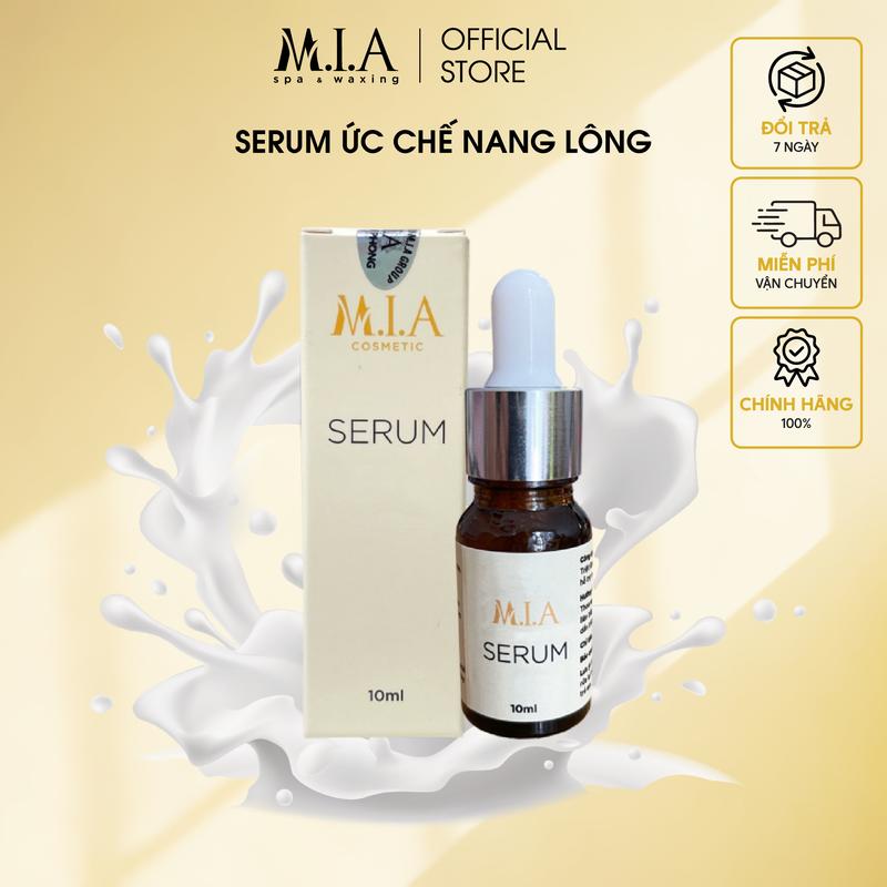 10ml Serum nhài ức chế nang lông MIA WAXING dùng sau wax lông nách, tay chân, wax bikini