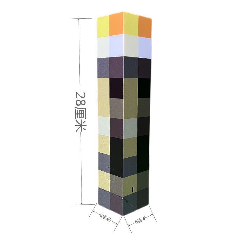 minecraft Thế giới xung quanh Tôi ngọn đuốc Bốn màu Đèn pin thay đổi màu sắc Chai thuốc Đèn ngủ Mô hình Đồ chơi Quà tặng 2