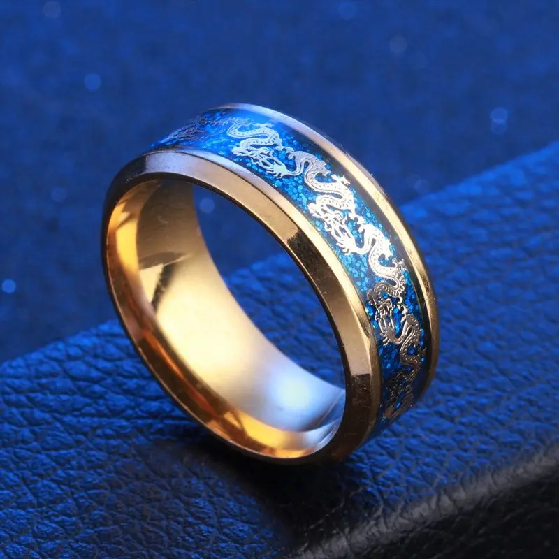 Nhẫn Thép Titan Nhẫn Nam Trang Sức Người Ảnh Hưởng Trực Tuyến Hàn Quốc Nhẫn Đơn Cao Su Cao Su Cua