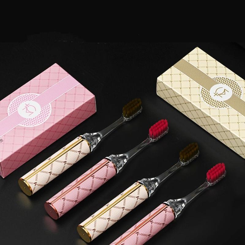 New Lipstick Shaped Toothbrush Portable Ultra Soft Cleaning Teeth Detachable Oral Care Gift 1
