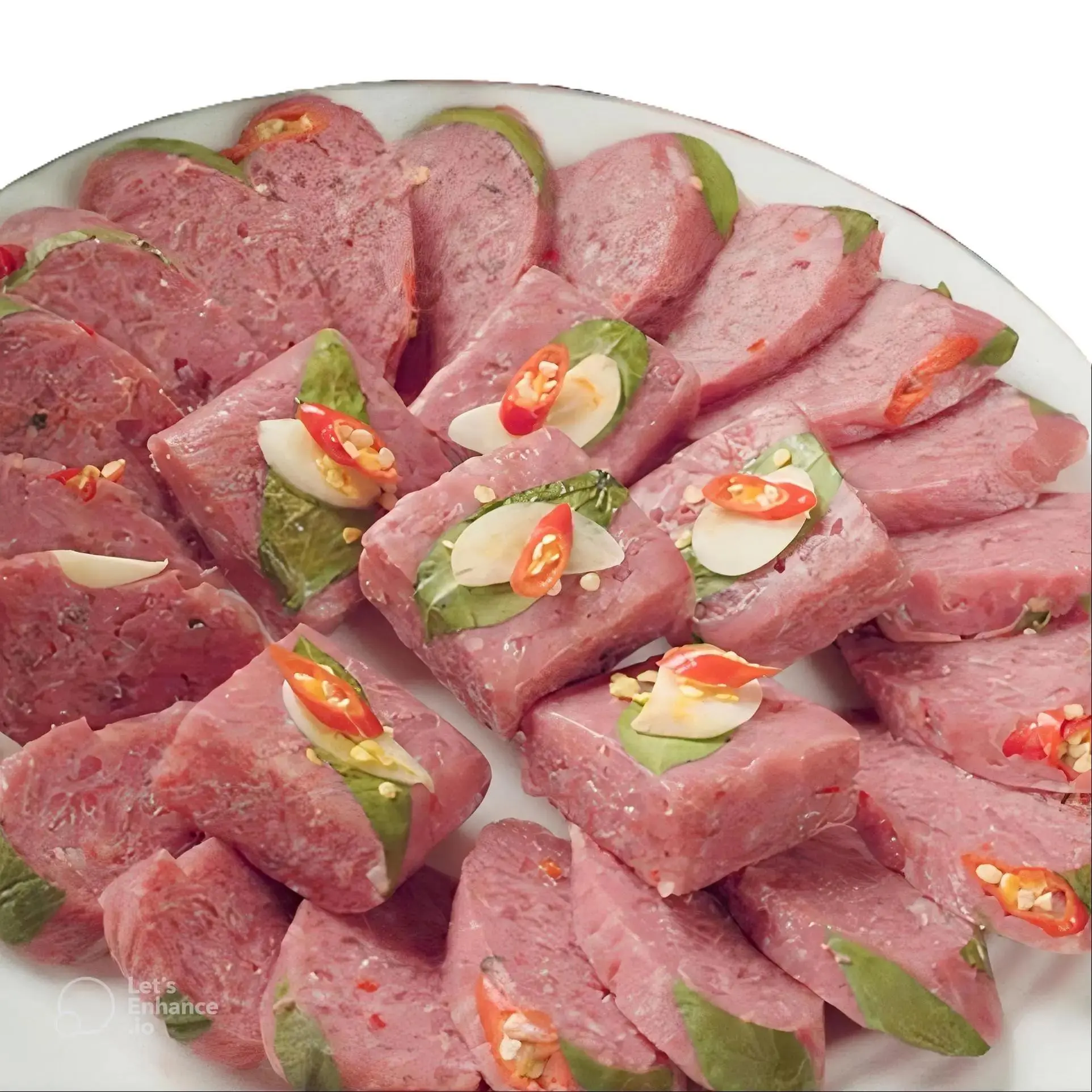 Quyên Nem:  5 Cái NEM CHUA Cối Thanh Hóa - vị Chua Cay kHÔNG Ngọt - Da Heo và Thịt - Phải đủ độ chua mới ăn được - Đóng gói cải tiến túi ríp - QN8