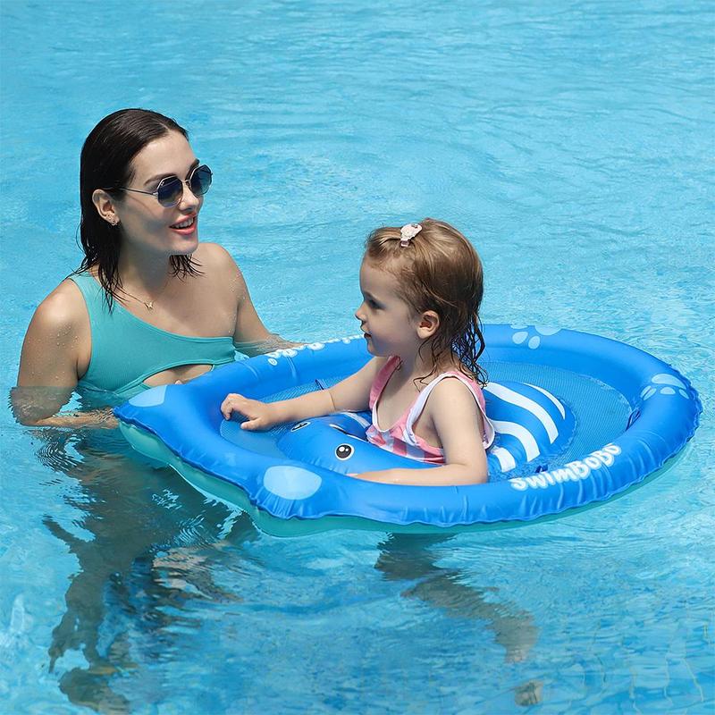 Inflatable Baby Swimming Ring With Sunshade, Swimming Ring For Toddlers, Water Sports Equipment For Indoor And Outdoor Swimming 5