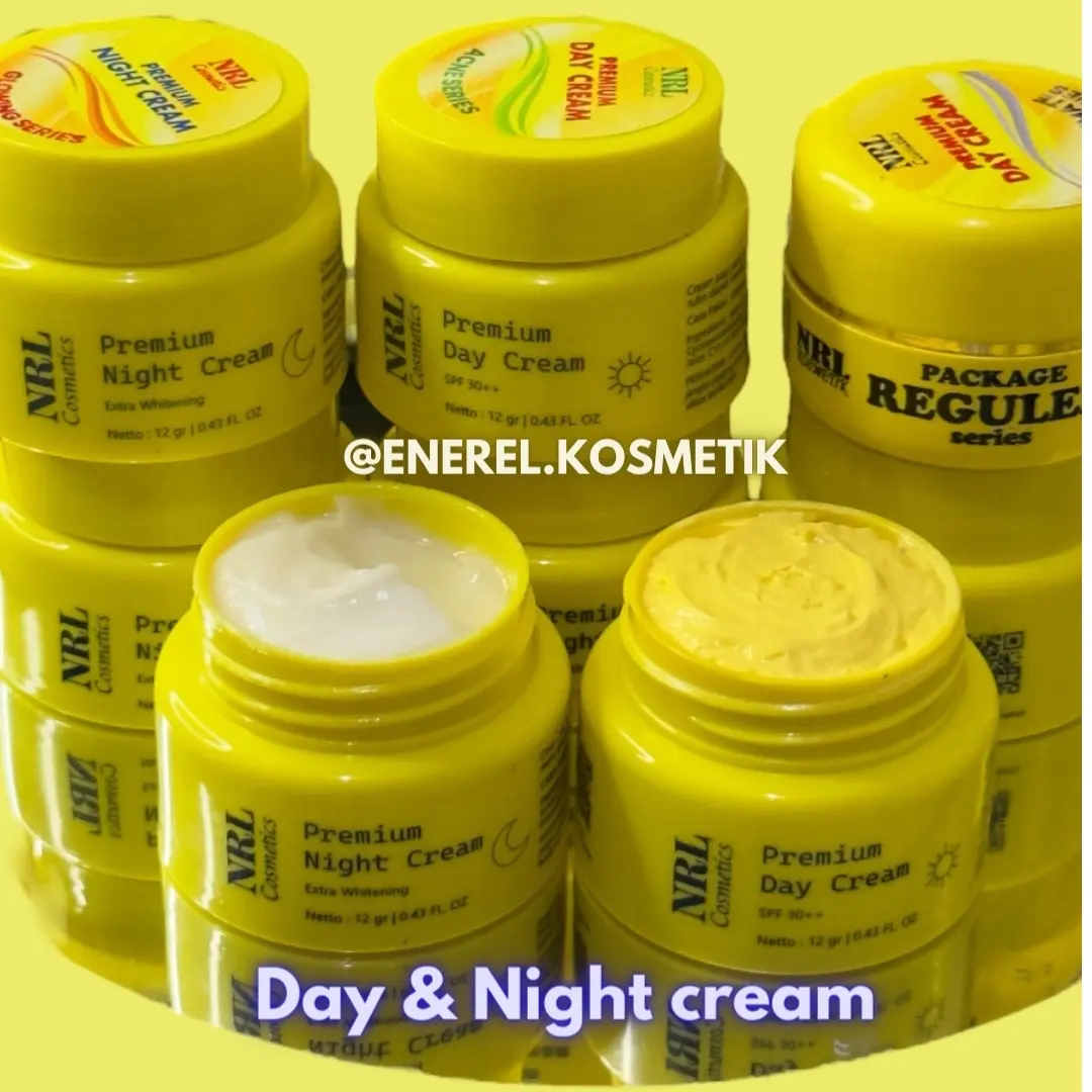 NRL DAY & NIGTH CREAM. GLOWING, FLEK, ACNE. Kosmetik Pelembab