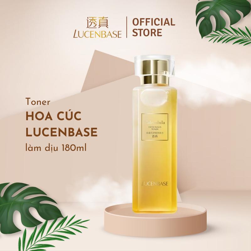 Toner nước hoa hồng hoa cúc LUCENBASE cấp ẩm làm dịu da 180ml