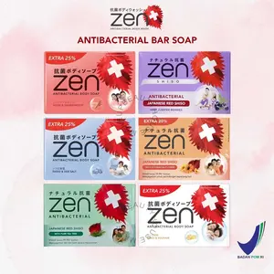 ZEN Antibacterial Bar Soap 70g | Sabun Mandi | Sabun Batang | Kesehatan Pencerah Mencerahkan Tubuh