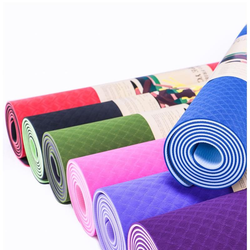 Product Introduction of Thảm tập yoga , thảm tập gym TPE 6mm và 8mm 2 lớp cao cấp chống trơn trượt 3