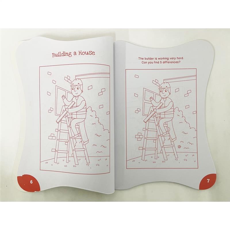 Product Introduction of original Awesome Spot The Difference Activity Book For Kids With 250 Differences To Find (64 Pages) 4