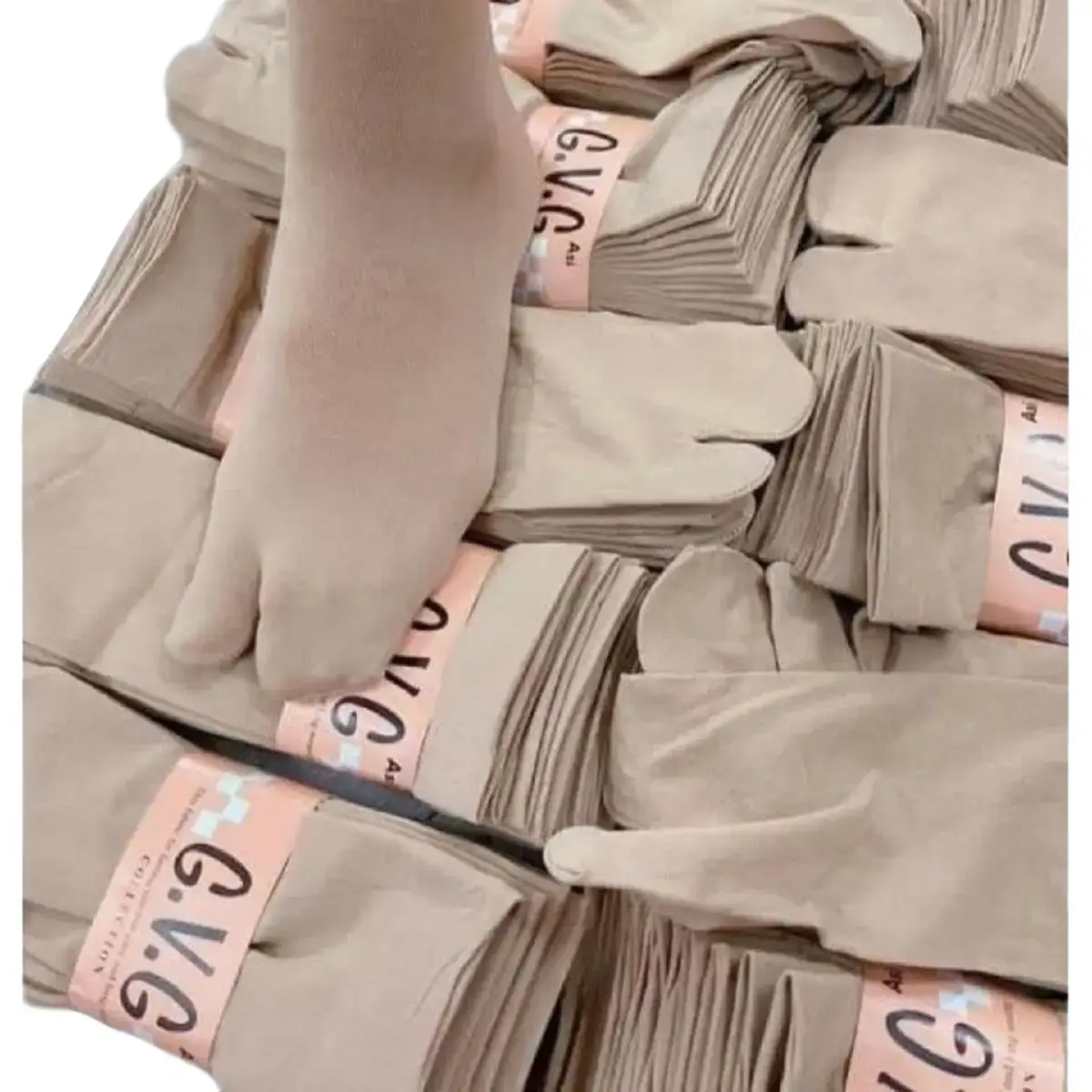 Set 10 đôi tất da xỏ ngón siêu dai dày, chống nắng tốt Nữ Women Cotton