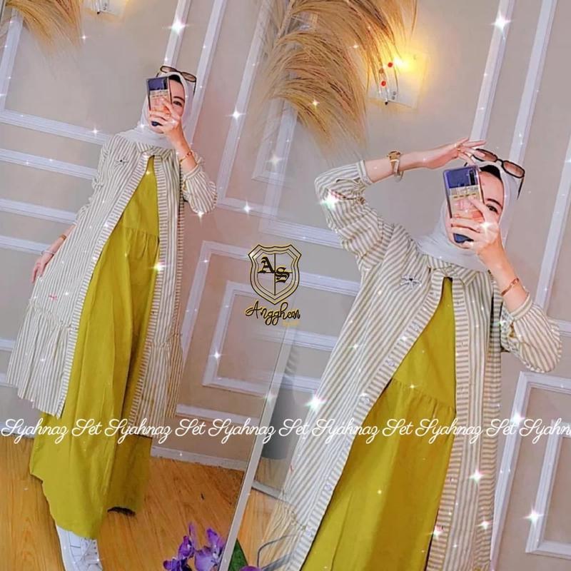 Product Introduction of Syahnaz Setelan Blazer by Angghean Wanita 0