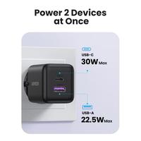 Gambar UGREEN Charger 30W GaN Dual USB Port USB A dan Type C Fast Charging - 65017 dari GGSTORESBY Kota Surabaya 3 Tokopedia