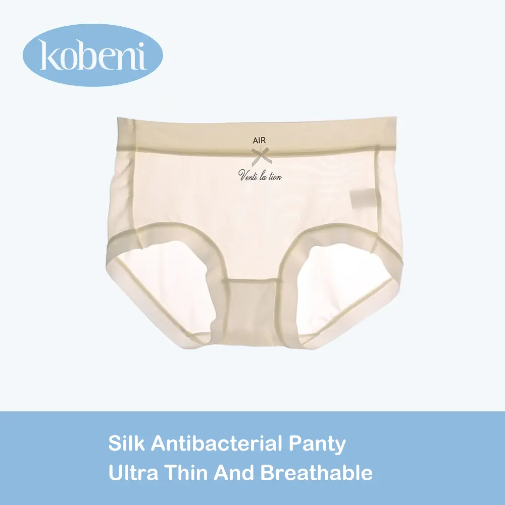 (Indonesia Stock) KOBENI Pakaian Wanita Import Celana Dalam Seamless Tanpa Jahitan Anti Nyeplak Fashion Es Sutra（Kni-014） Lembut