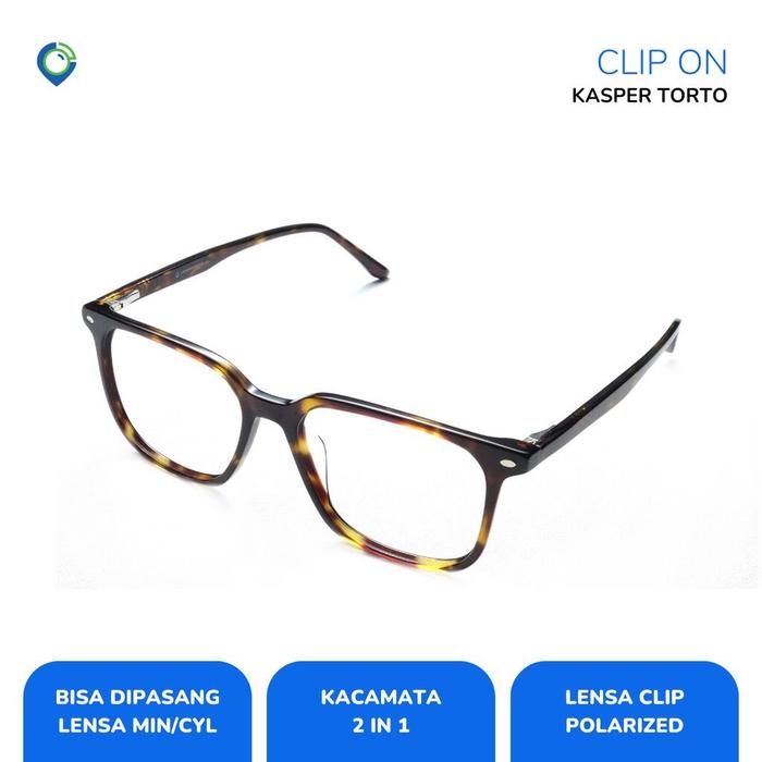 Gambar zonakacamata - Clip On Kasper Torto - Frame Kacamata - Pria/Wanita dari zonakacamata_NEW Kota Surabaya Tokopedia