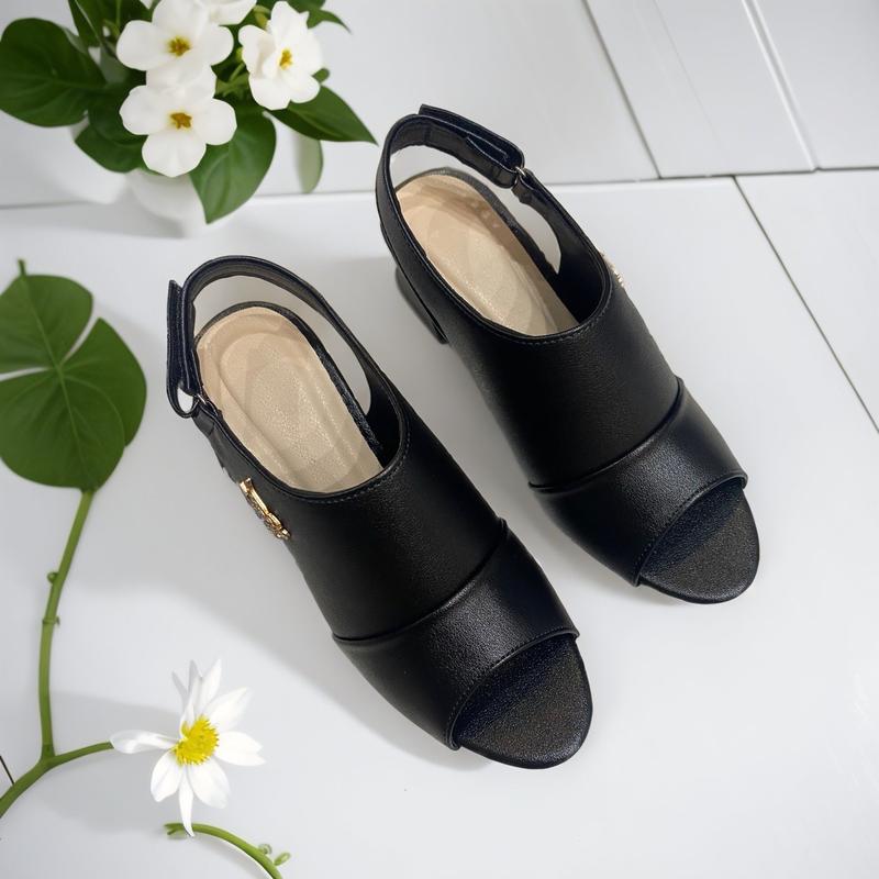(Chân Dày Lên 1 sz ) Giày Hậu Giả Bốt Cao Cổ , Hở Mũi Cao 5p 7p 9p Đế Cao Nữ Cao Su DéP Sandal 6