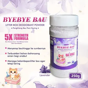 Penghilang Bau Pipis Pup Kucing  Cat Litter Deodorizer Pewangi Pasir EXTRA JUMBO Aroma Segar Tahan Lama Hingga 72 Jam dengan Teknologi Slow & Smart Release Aroma - Menetralisir Bau dan Menghambat Pertumbuhan Bakteri