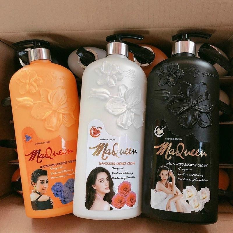 (ComBo 3 Chai ngẫu nhiên) Sữa tắm Maqueen Thái Lan 1200ml - Sữa tắm hương nước hoa (Date: 36 tháng) body  lotion sữa  tắm  trắng