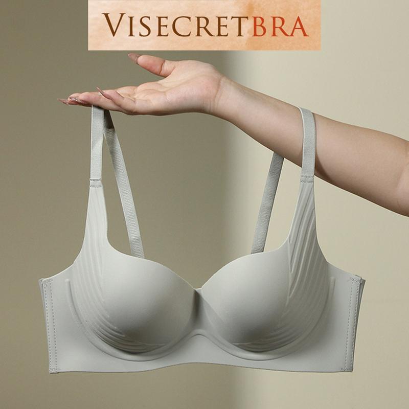  Áo Lót Nữ Su Đúc Mút Mỏng Nâng Nhẹ Vòng 1 Tạo Khe Không Gọng Chống Xệ Gom Quả Áo Bra Su Mỏng Mịn Thoáng Khí Có Đệm Mút Nâng Vòng 1 Không Gọng Không Đường May Hở Lưng -- VN250151 Women 