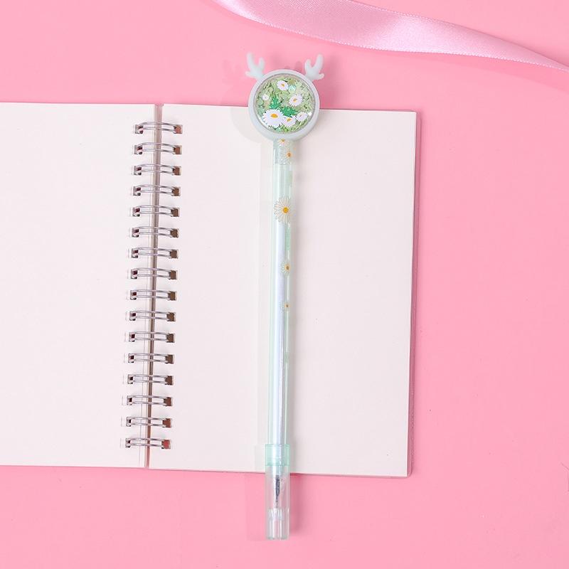 Bút Gel Hình Tai Thỏ Hoạt Hình Sáng Tạo Dễ Thương Dành Cho Học Sinh 4