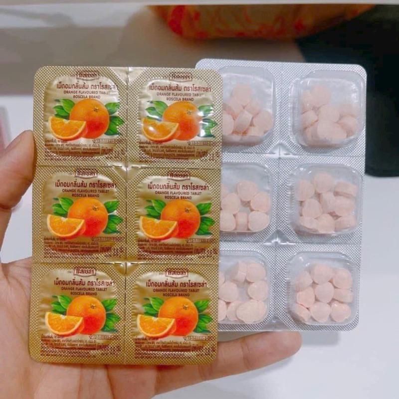 Kẹo ngậm vitamin C Thái Lan vỉ 24 hộp nhỏ hàng mới về 8