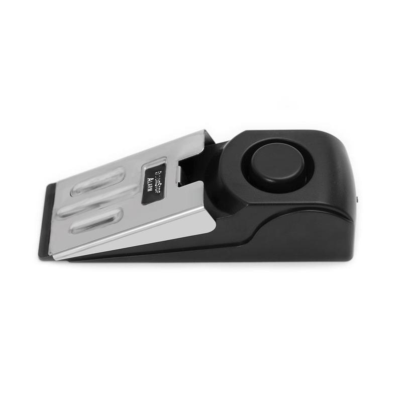 Battery Required Door Stop Alarm, 120dB Adjustable Home Door Stop Alarm, Security Alarm For Home Hotel (Without Battery) 0