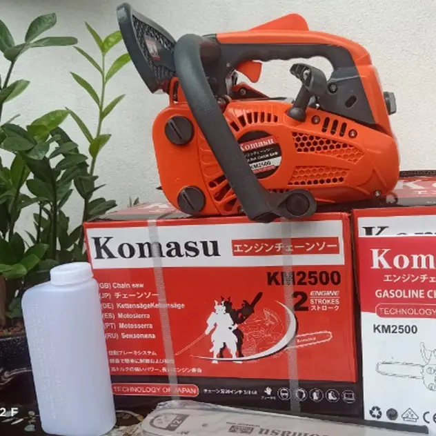 Máy cưa xích chạy xăng mini Komasu - Lam 30 cm xi lanh 25cc - Bảo hành 24 tháng keoti a phát cỏ stihl 382 đầu máy cắt cỏ 7