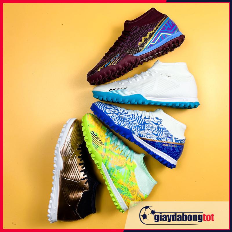 Giày Đá Bóng Mercurial Superfly 9 Academy TF Cao Cổ, Nhiều Màu, Bản Cao Cấp