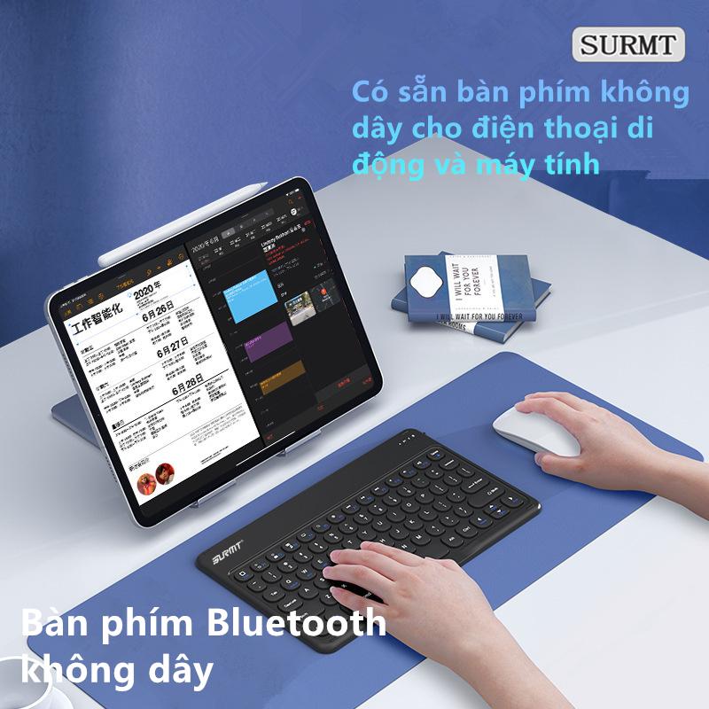 SURMT Bàn phím Bluetooth MiniTBàn phím không dây Điện thoại di động Máy tính xách tay IOS Android Windows iP cóthểkết nố